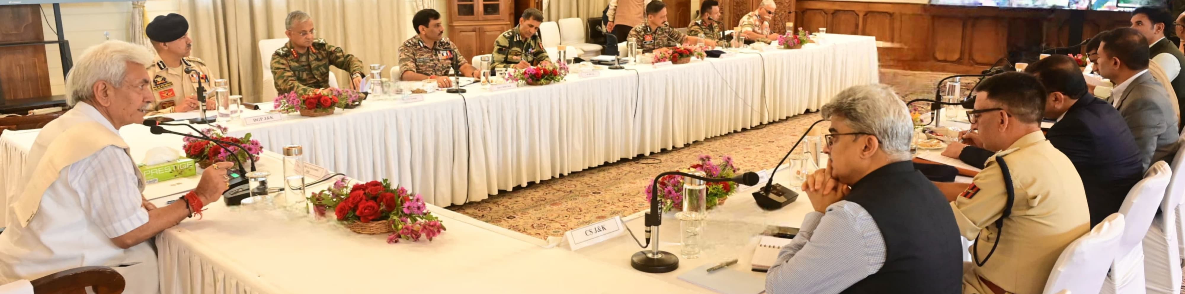 'Lieutenant Governor chairs high-level security review meeting for Shri Amarnath Ji Yatra'